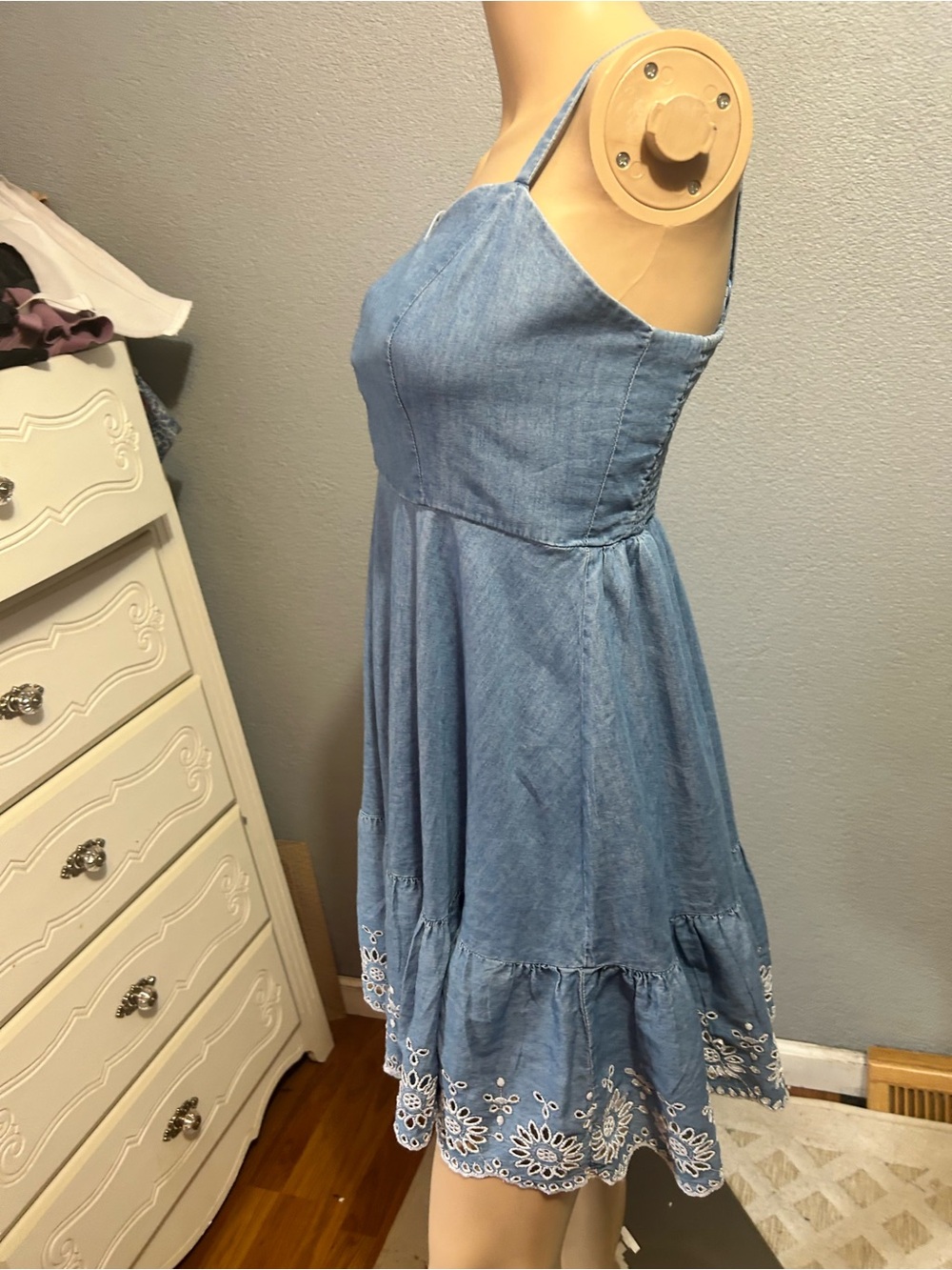 NWOT Old navy fit and flare cami dress size small petite - Picture 9 of 11